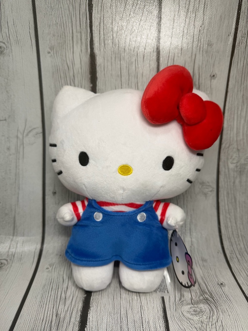 Sanrio Hello Kitty With Blue Overalls Outfit Plush 10‎ Stuffed
Animal Cat Cute